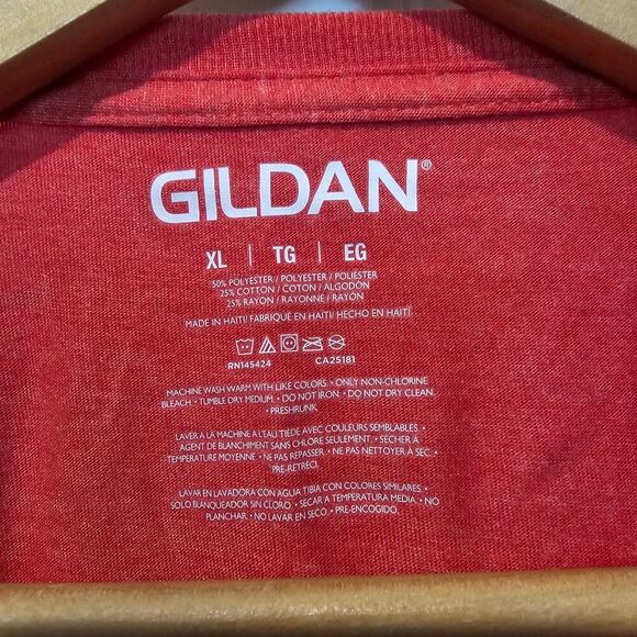 Texas Sucks T-Shirt Men XL Red White TXSUXS Boomer Sooner OU Oklahoma Fans - Picture 5 of 7